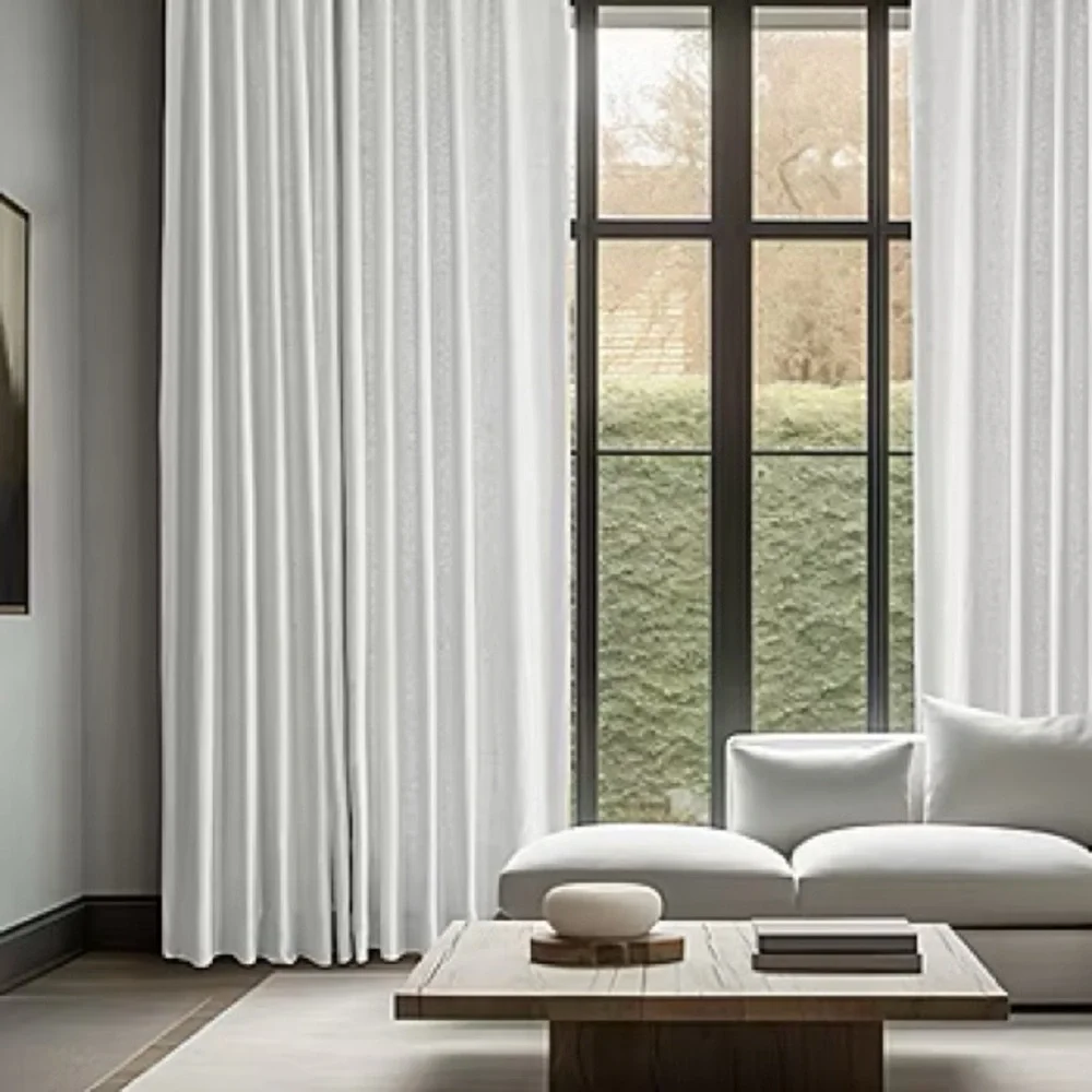 Exclusive Fabrics & Furnishing 100% French Linen single curtain ( 1 )